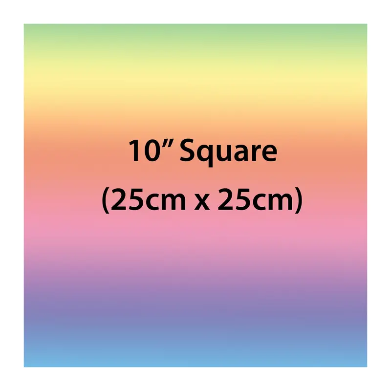 10" Square Custom Edible Icing Image Cake Topper 1