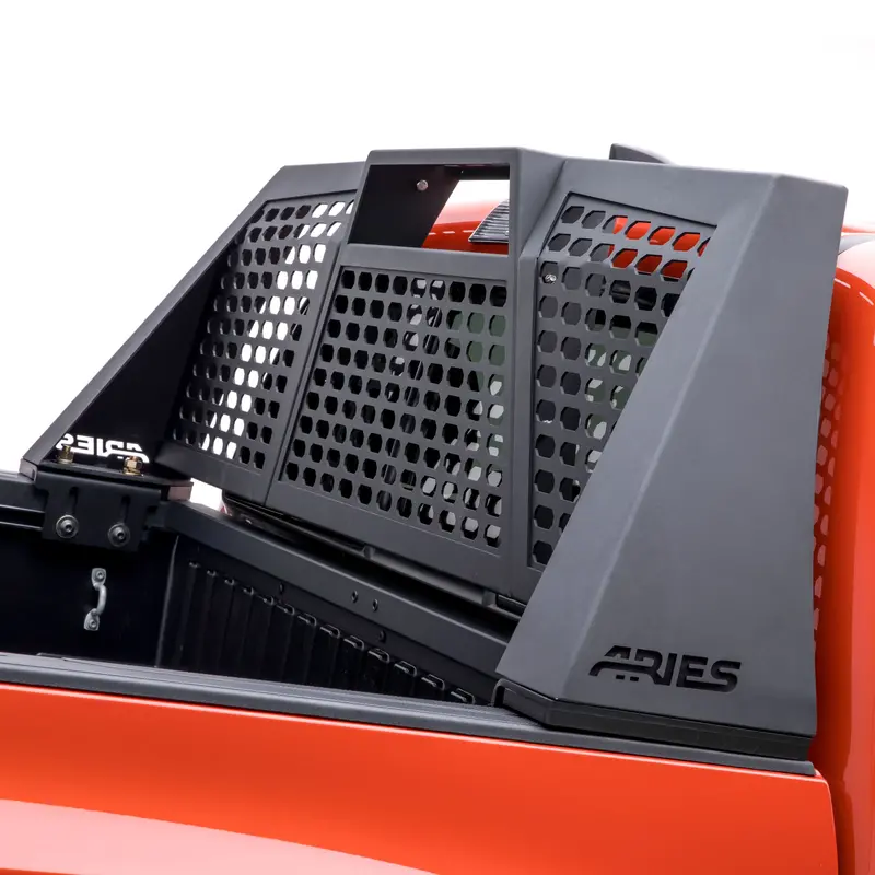 Aries 1110109 Switchback Black Aluminum Truck Headache Rack Cab Protector For Select Chevrolet Colorado, Gmc Canyon 1