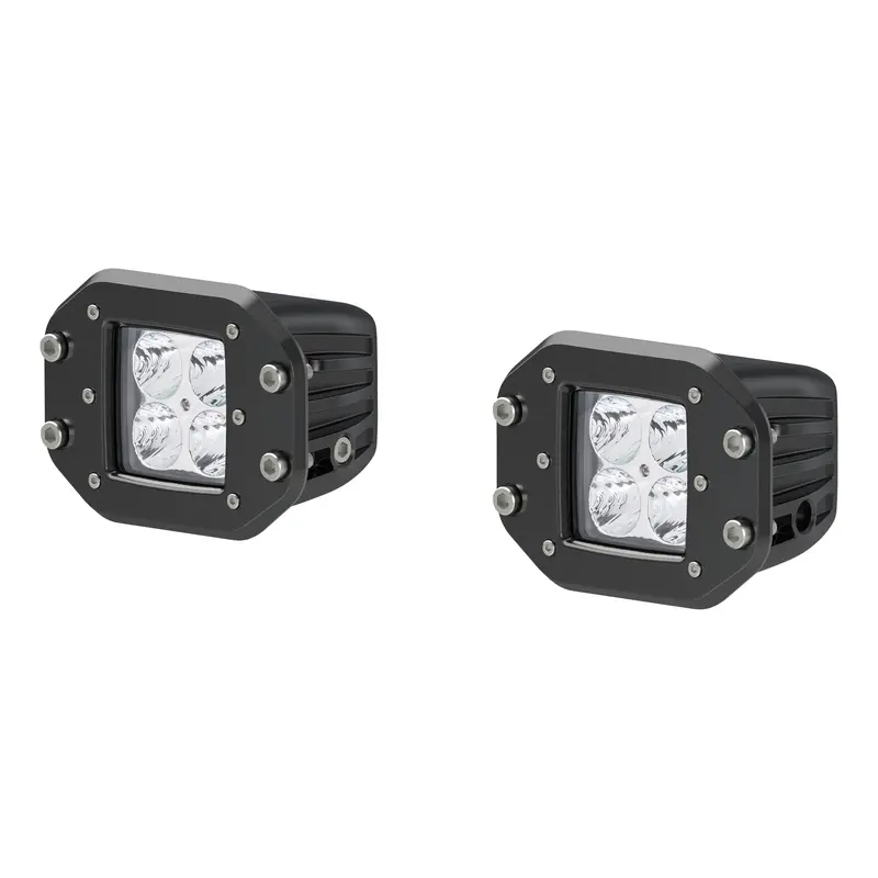 Aries 1501250 2-Inch Flush-Mount Led Lights, Cree, 2,200 Lumens, Flood Beam, Waterproof And Dustproof, 2-Pack 1