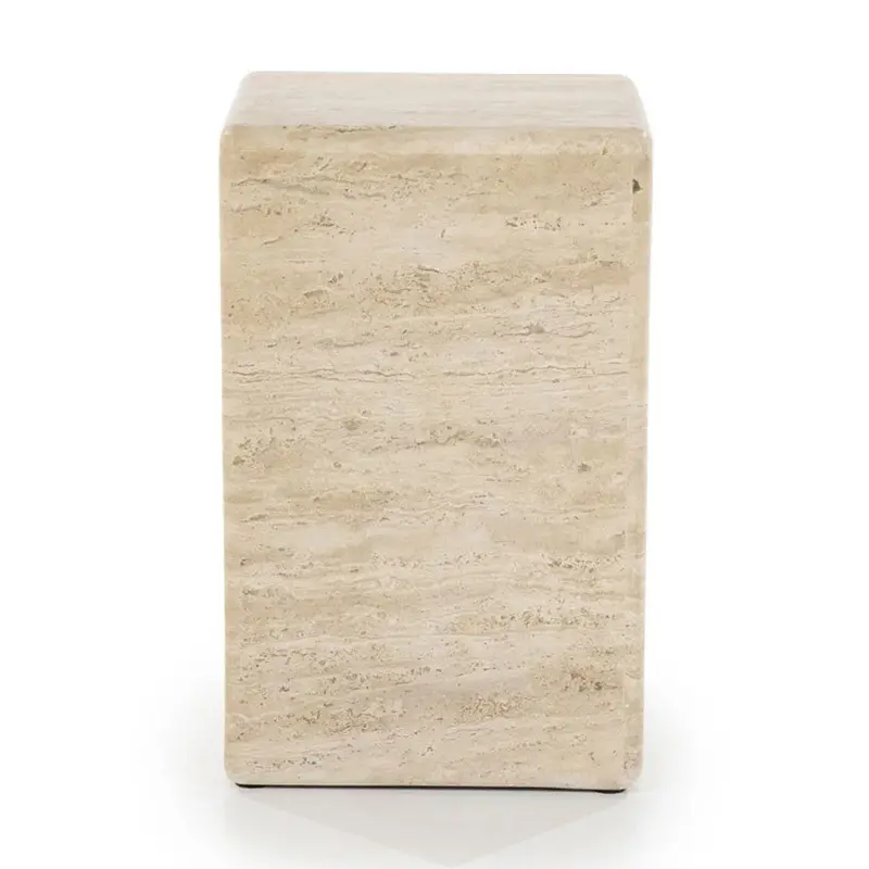 Bijzettafel In Travertin Donta 1