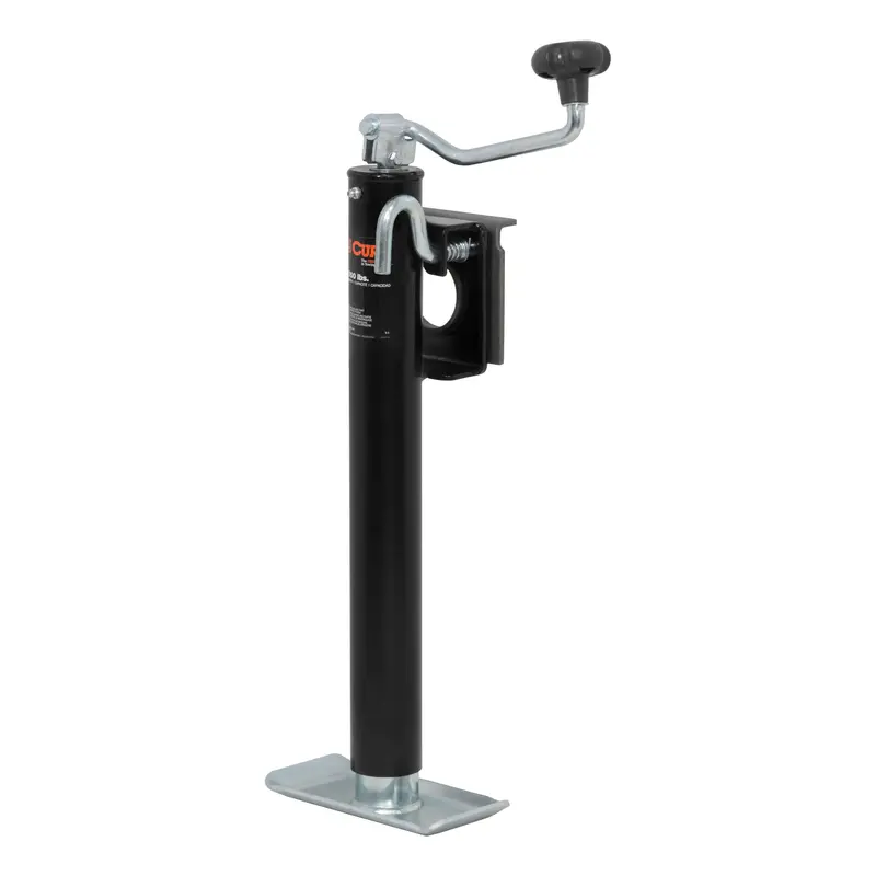 Curt 28304 Weld-On Bracket-Style Swivel Trailer Jack, 2,000 Lbs., 15-1/4 Inches Vertical Travel 1