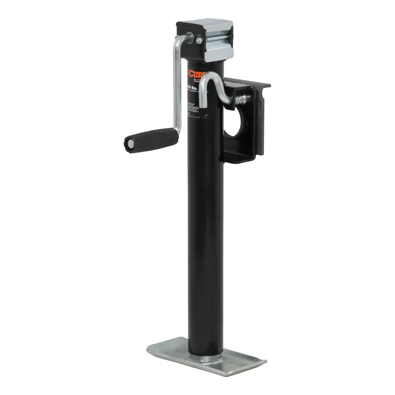Curt 28306 Weld-On Bracket-Style Swivel Trailer Jack, 2,000 Lbs., 14-1/2 Inches Vertical Travel 1