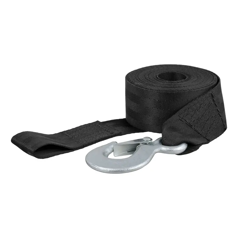 Curt 29451 2-Inch X 20-Foot Nylon Winch Strap With Hook, 3,300 Lbs. 1