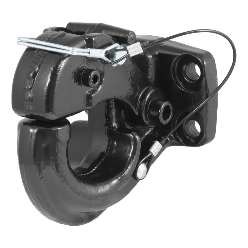 Curt 48215 Pintle Hook Hitch, 30,000 Lbs., Fits 2-1/2 To 3-Inch Lunette Ring, Pintle Mount Required 1