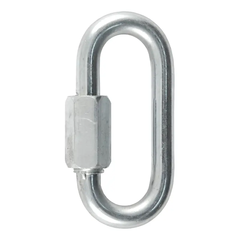 Curt 82900 Threaded Quick Link Trailer Safety Chain Hook Carabiner Clip, 5/16-Inch Diameter, 1,760 Lbs. 1