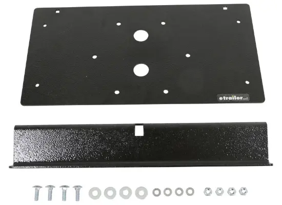 Warning Light Bar Mounting Kit For B&W Custom Headache Racks - Black Cpxa6001b 1