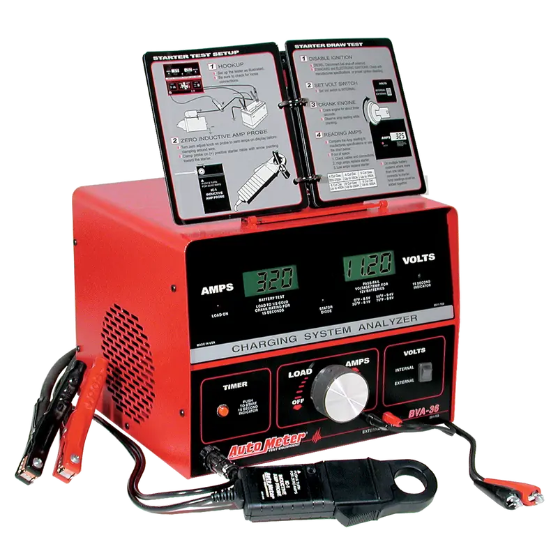 Autometer Bva-36/2 Battery & Electrical System Tester – 800-Amp Variable Load 1