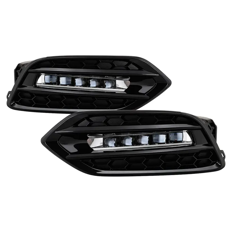 Spyder Auto 5086327 Led Fog Light Kit With Oem-Style Switch And Clear Lens 1
