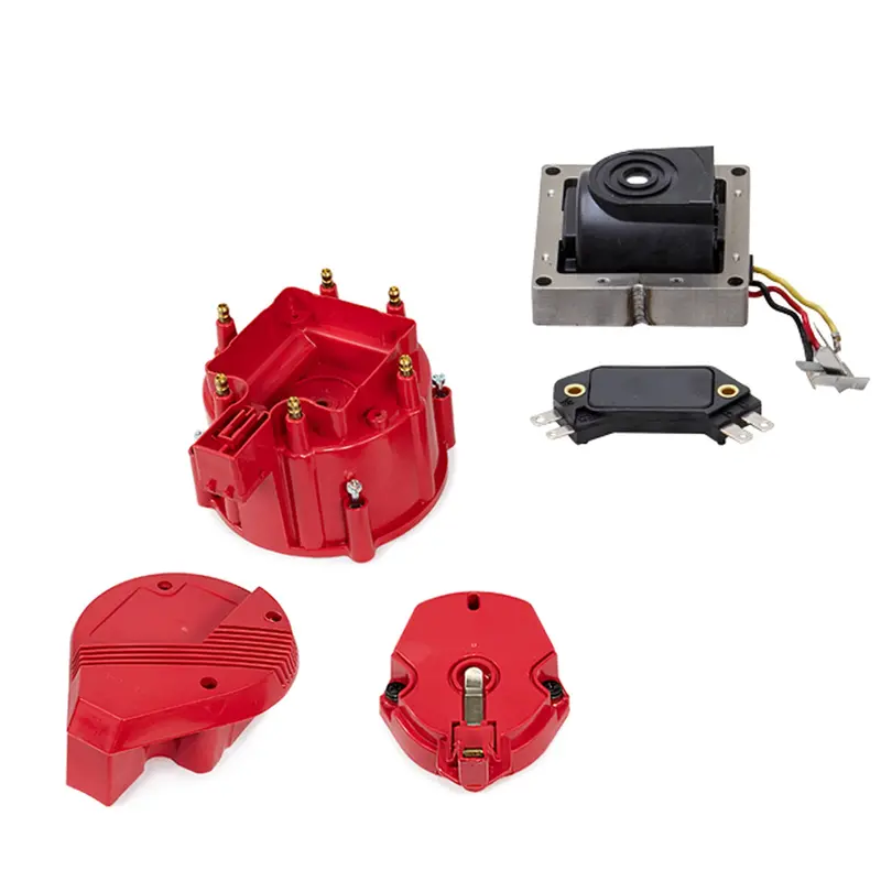 Top Street Performance Jm6993R Hei Distributor With Super Cap Tune-Up Kit – 6-Cylinder, Red Finish 1